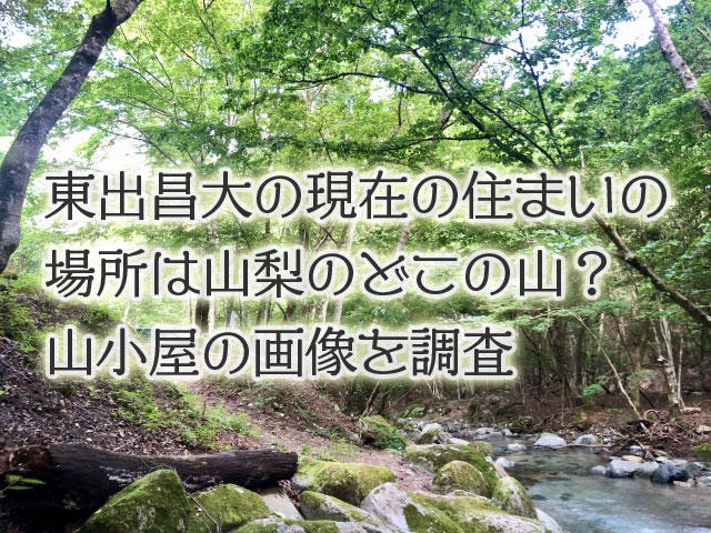 東出昌大の現在の住まいの場所は山梨のどこの山？山小屋の画像を調査